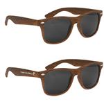 GH6223W Woodtone Malibu Sunglasses With Custom Imprint